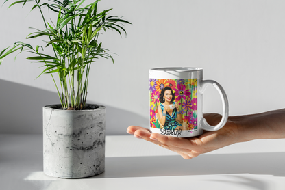 Vintage Floral Coffee Mug