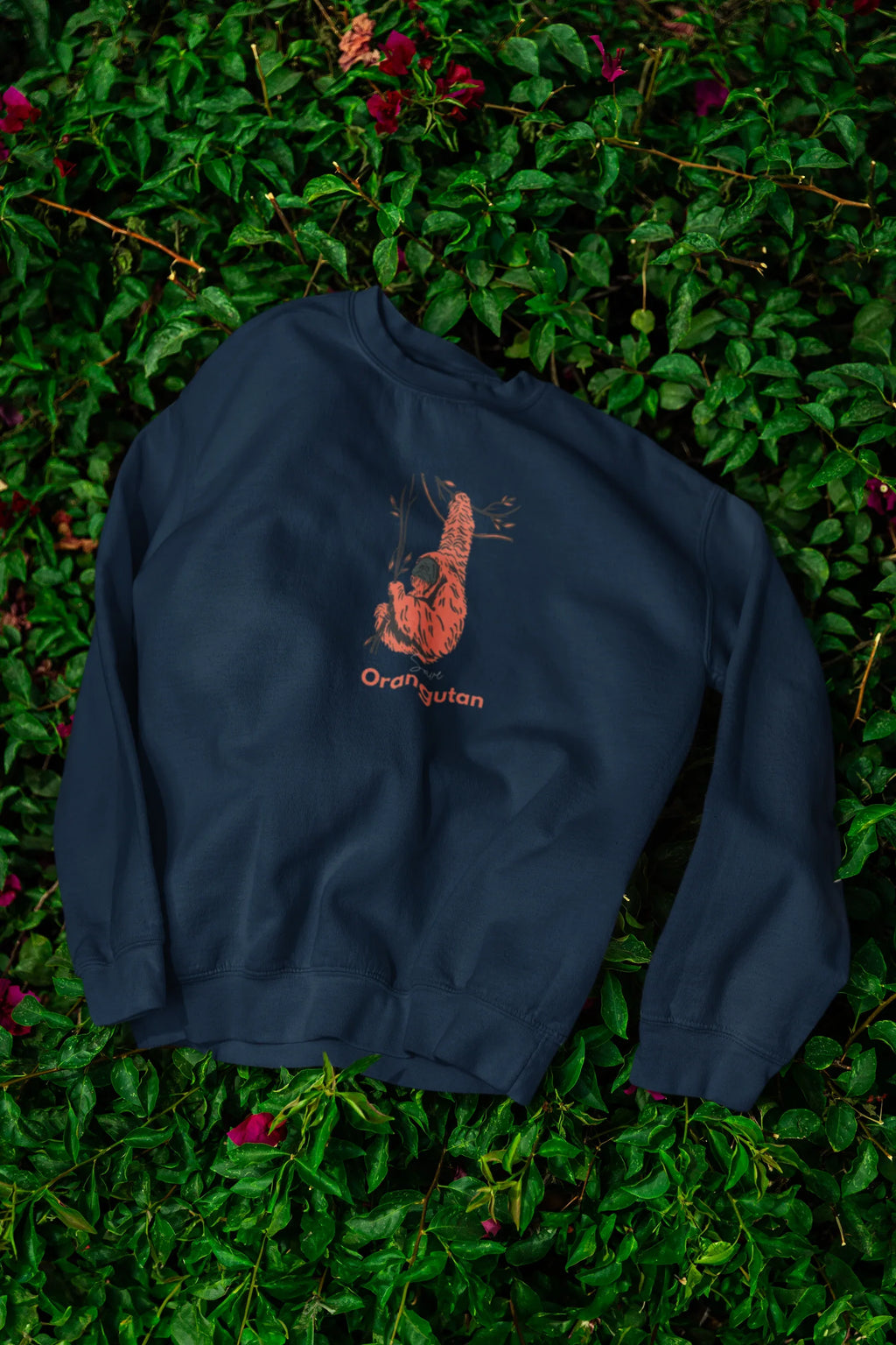 Save Orangutan Sweatshirt – Wildlife Conservation Statement Jumper - Alley Crafters