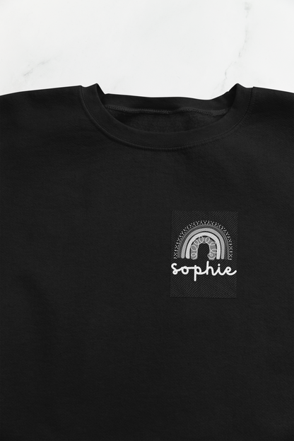 Rainbow Custom Name Sweatshirt