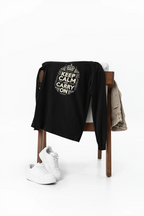 Long Sleeve Tee - Keep Calm & Carry On Design - Alley Crafters