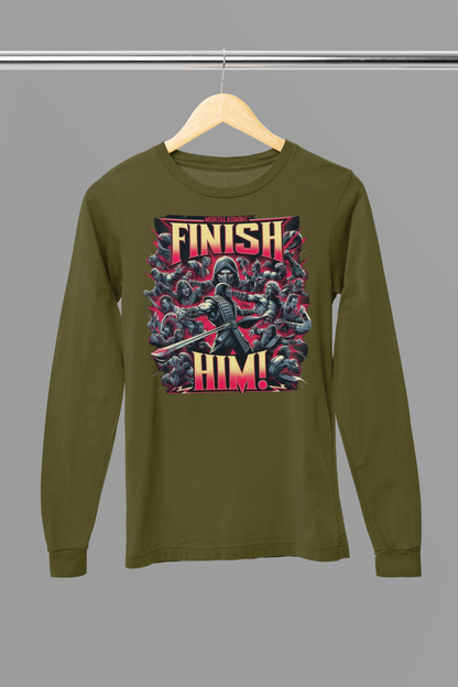 Long Sleeve Tee - Mortal Kombat - Finish Him