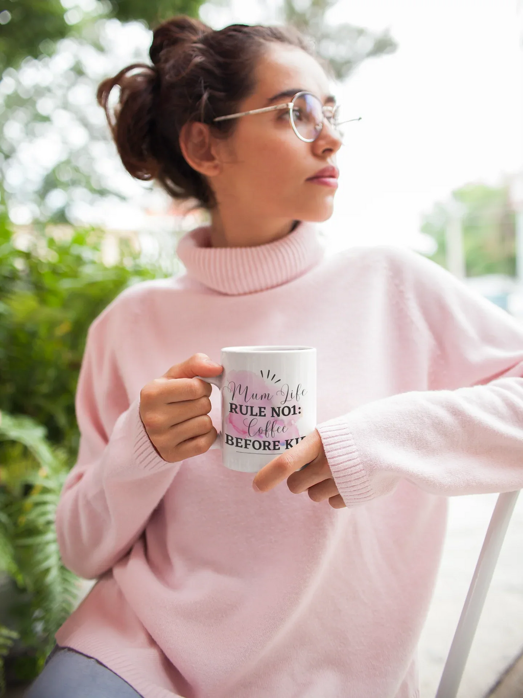 Mum Life Rule #1: Coffee Before Kids Mug - Alley Crafters