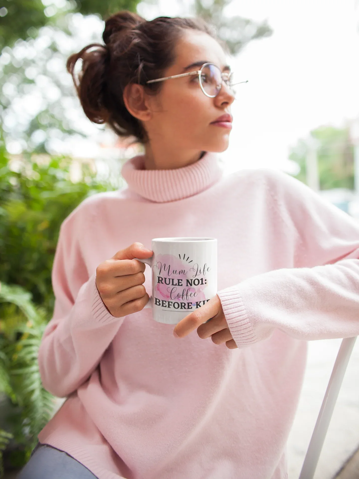Mum Life Rule #1: Coffee Before Kids Mug - Alley Crafters