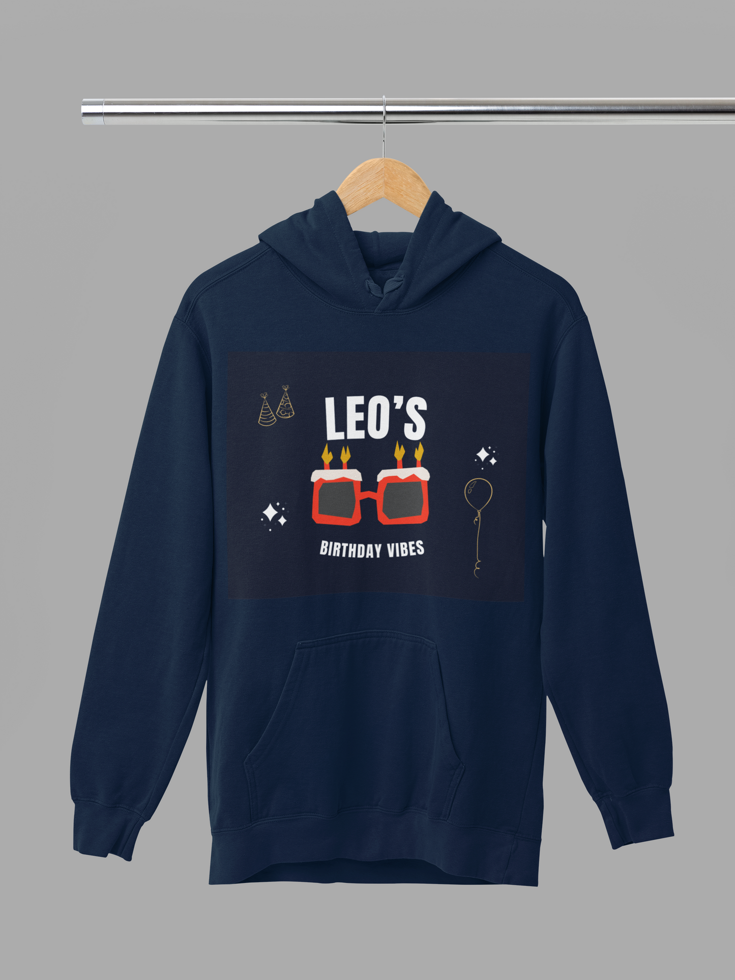 Custom Name Hoodie Birthday Vibes