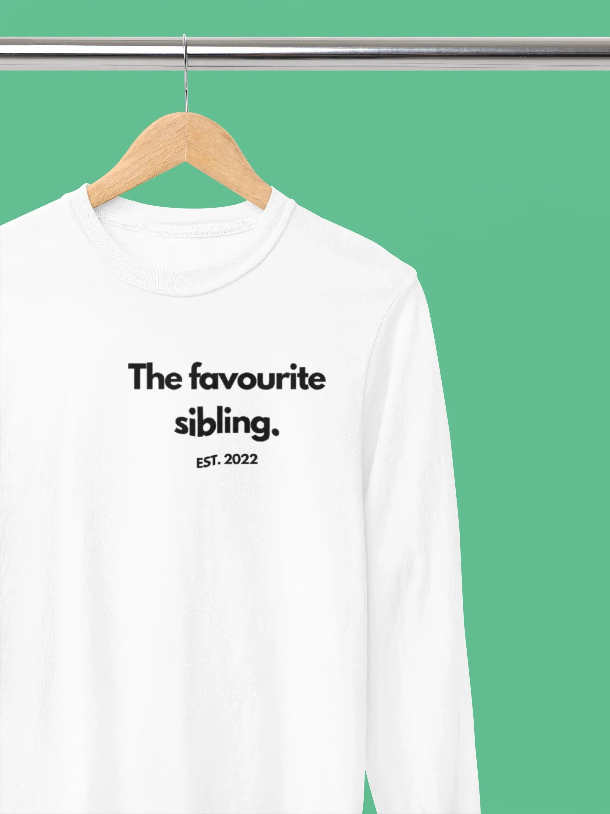 Personalised Sibling Sweatshirt | Custom Funny Sibling Gift | EST Year Jumper UK - Alley Crafters