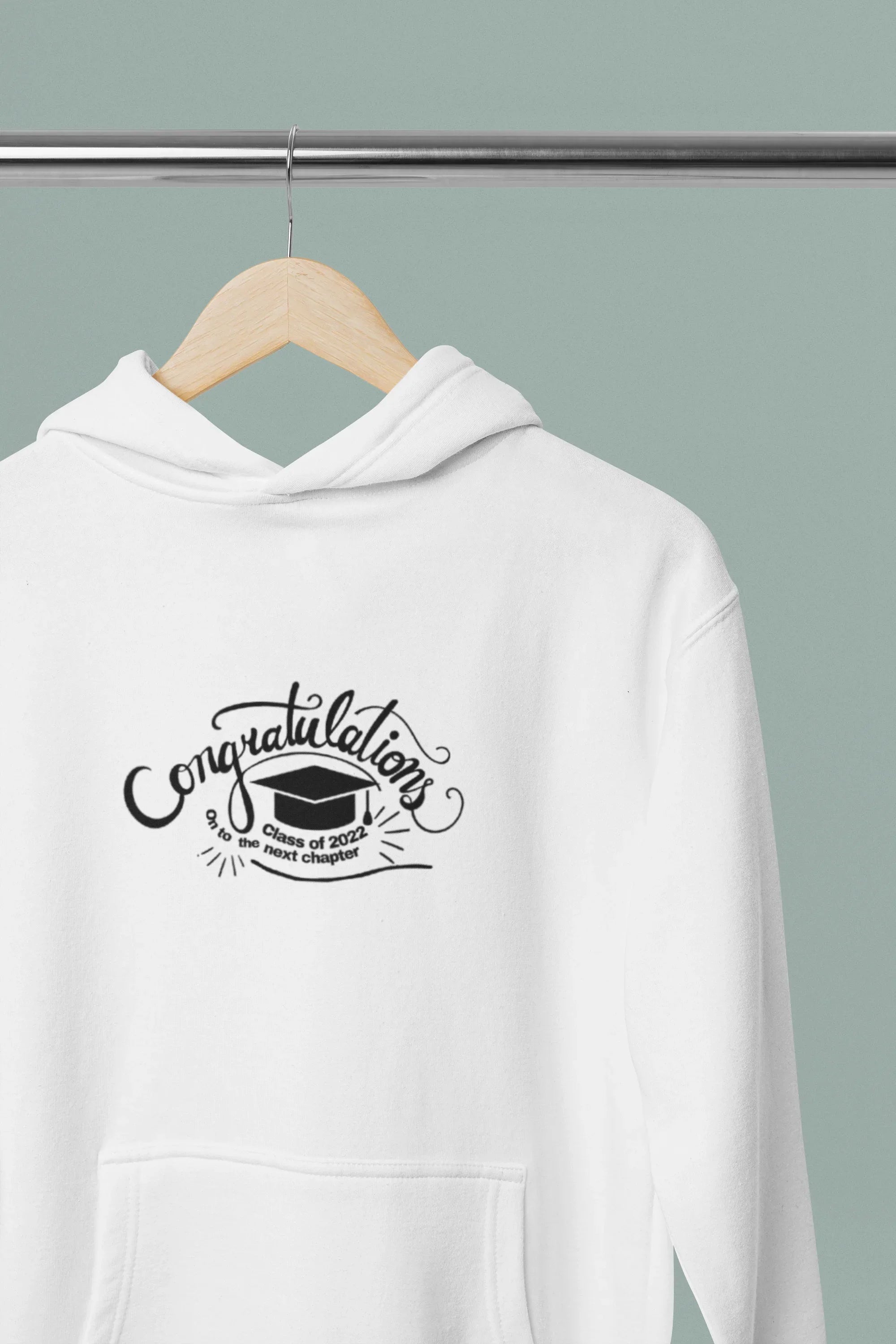 Hooded Sweatshirt - On to the Next Chapter Graduation - Alley Crafters