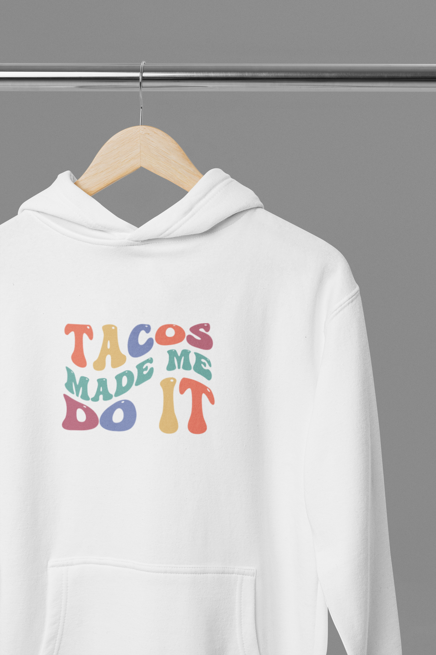 Tacos Made Me Do It Hoodie - Unisex Heavy Blend Sweatshirt