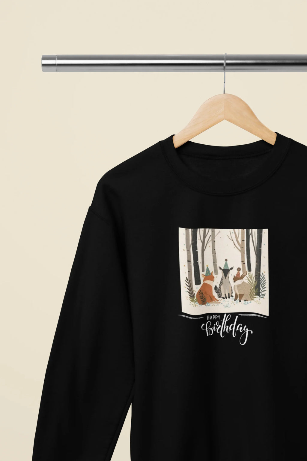 Woodland Birthday Animals Sweatshirt – Cute Nature Birthday Gift - Alley Crafters