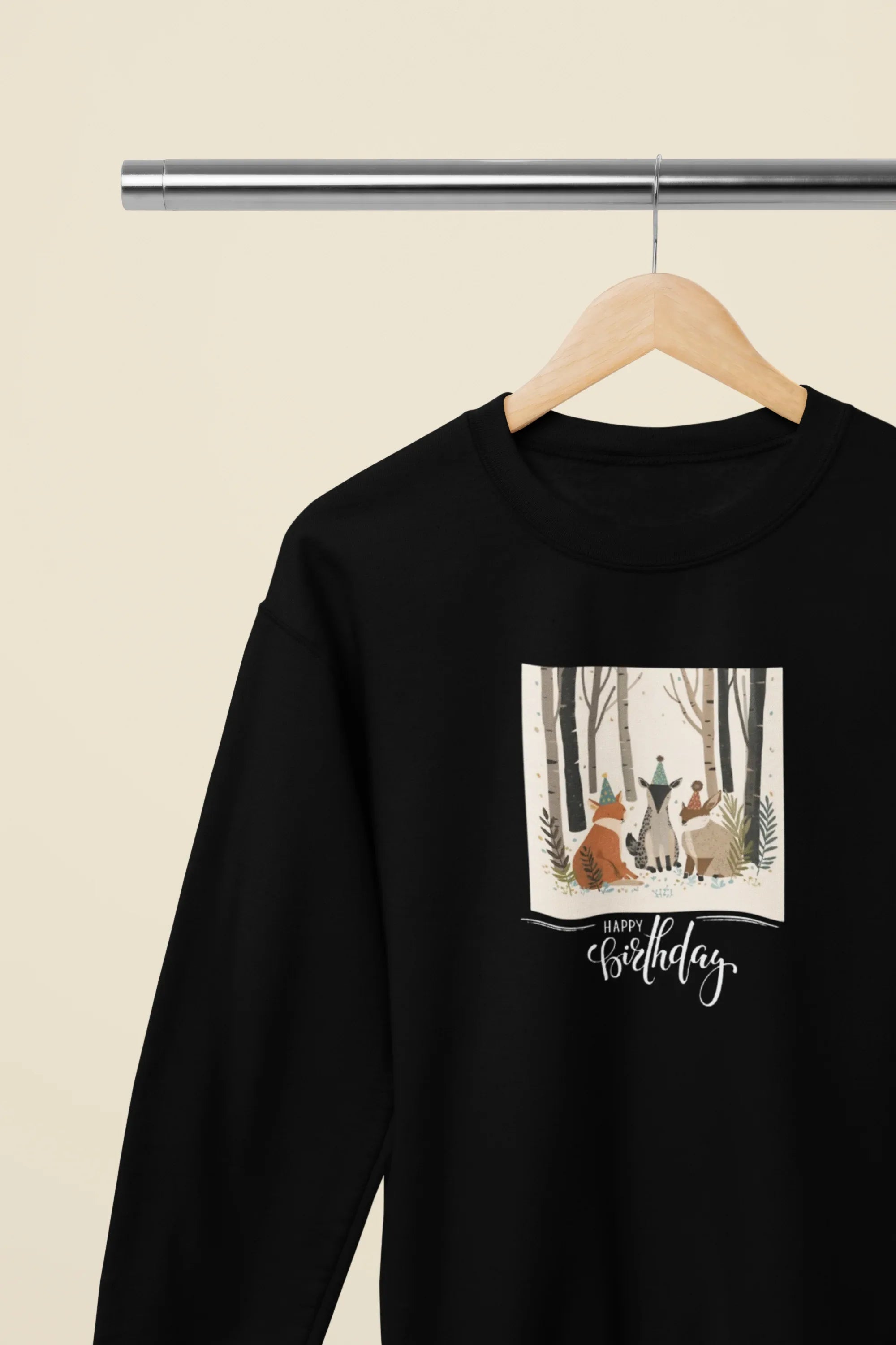 Woodland Birthday Animals Sweatshirt – Cute Nature Birthday Gift - Alley Crafters