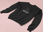 Dog Lover Crewneck Sweatshirt — Minimal Line Art Puppy Design - Alley Crafters