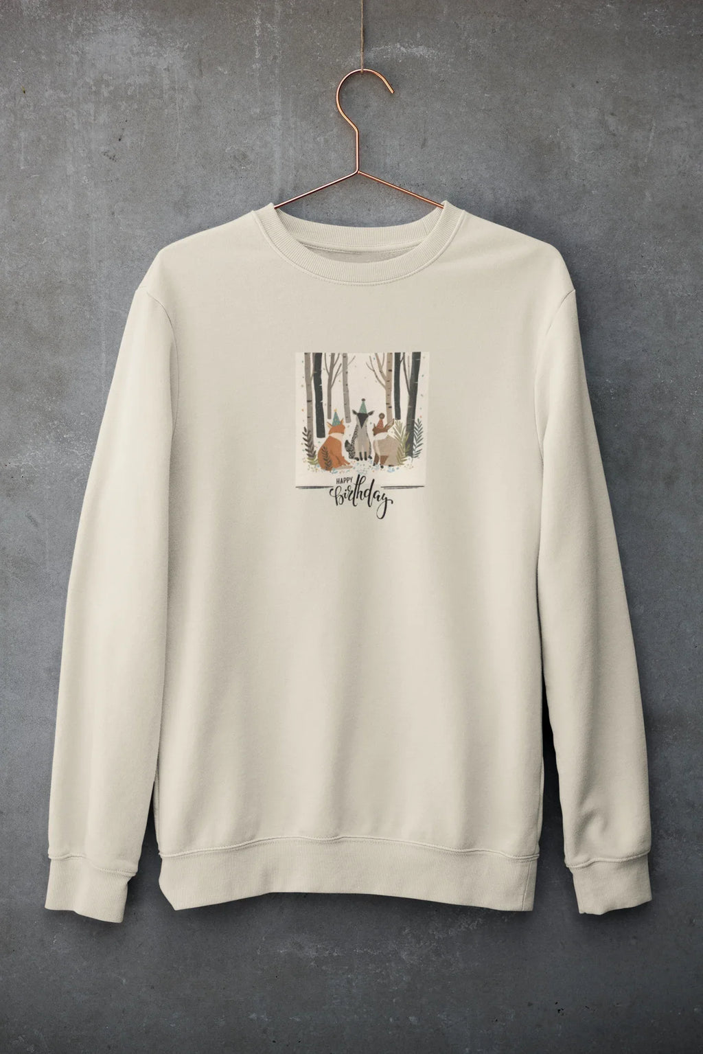 Woodland Birthday Animals Sweatshirt – Cute Nature Birthday Gift - Alley Crafters