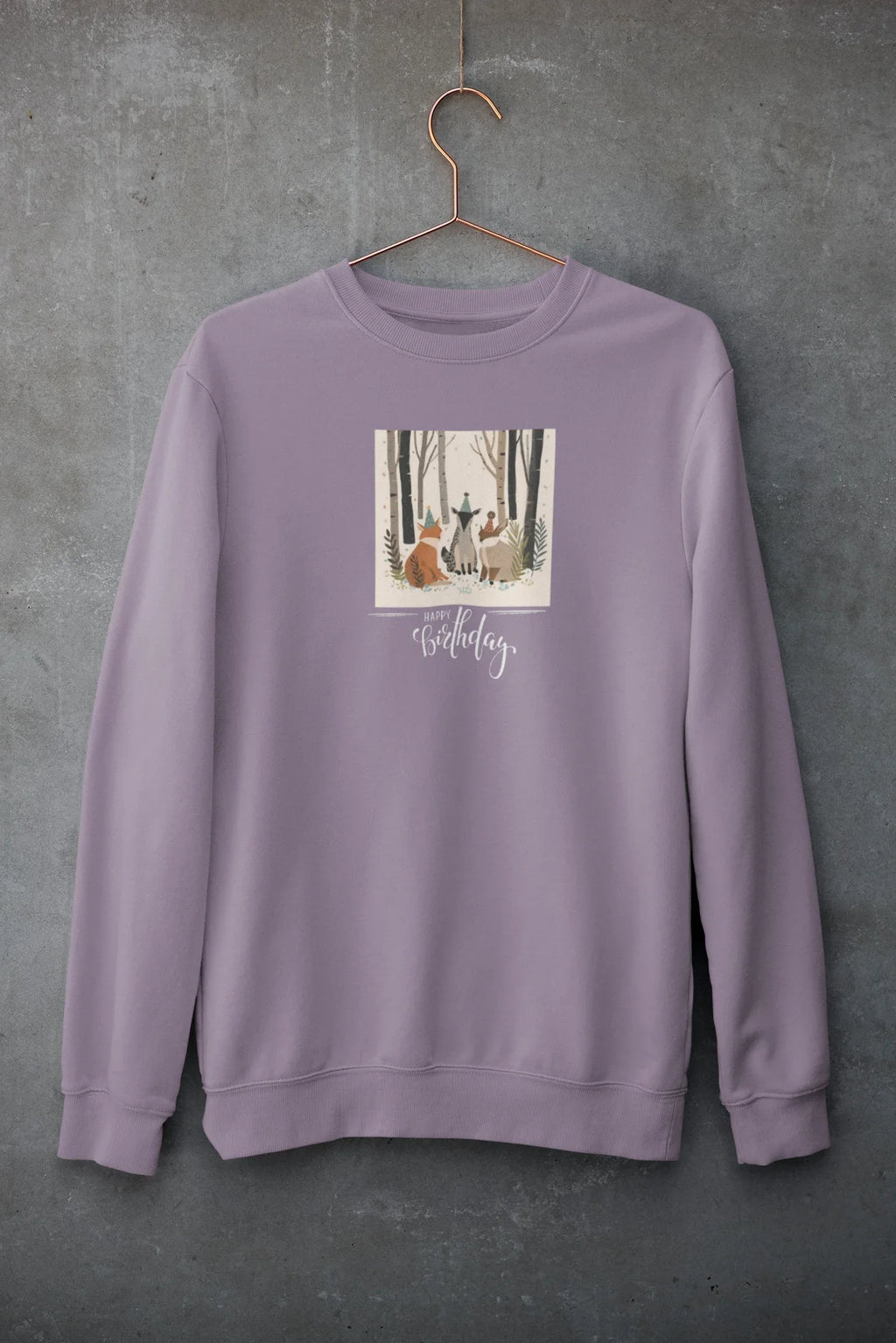 Woodland Birthday Animals Sweatshirt – Cute Nature Birthday Gift - Alley Crafters