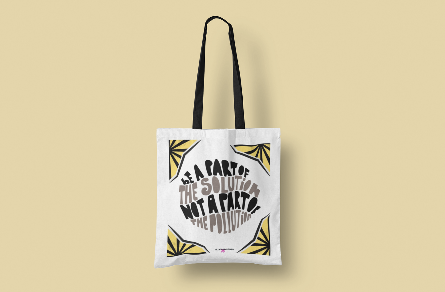 Be Part of the Solution, Not the Pollution Tote Bag