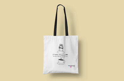 Personalised "If Found" Tote Bag