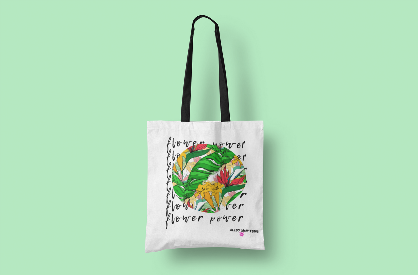 Flower Power Tote Bag