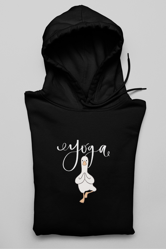 Yoga Duck Pose Hoodie