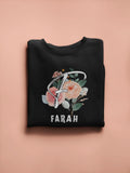 Personalised Floral Initial Sweatshirt | Custom Name Crewneck - Alley Crafters