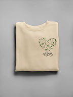 “Vegan ♥” Sweatshirt — Kind & Conscious - Alley Crafters