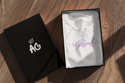 Kids Tee - Birthday Girl Design