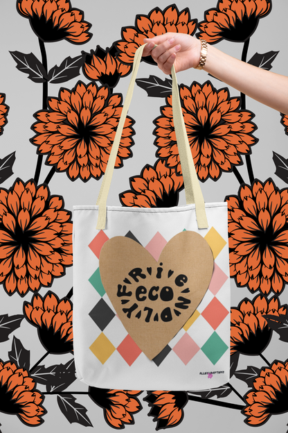 Eco Friendly Heart Print