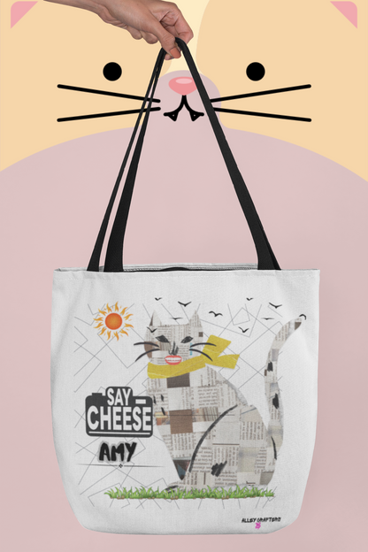 Say Cheese (Name) Tote Bag