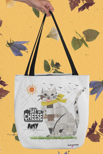 Say Cheese (Name) Tote Bag