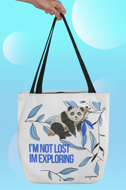 I’m Not Lost, I’m Exploring Tote Bag