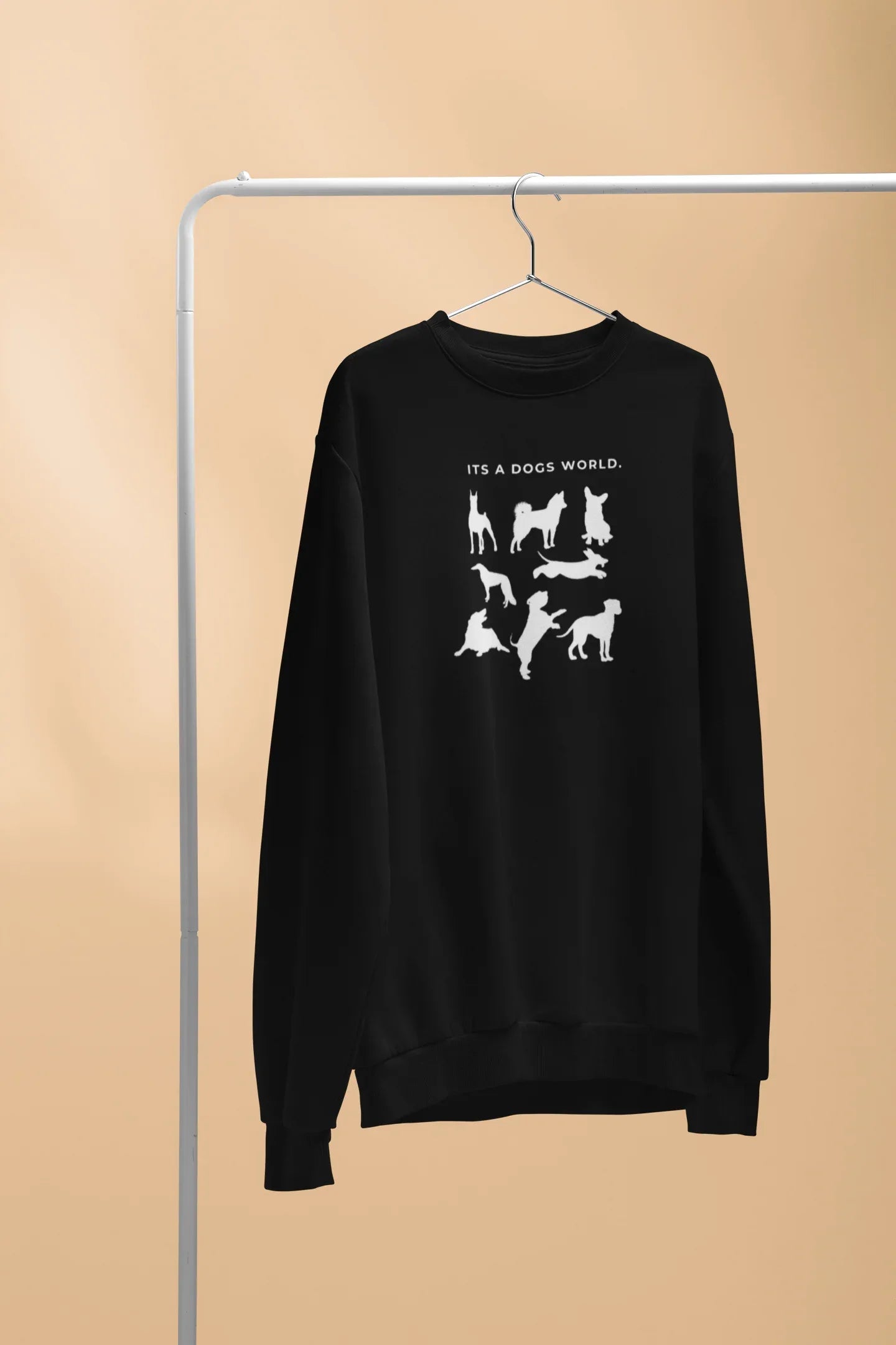 It’s a Dog’s World | Dog Lover Sweatshirt UK - Alley Crafters