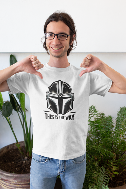 Star Wars Unisex Softstyle T-Shirt - This is the Way Design