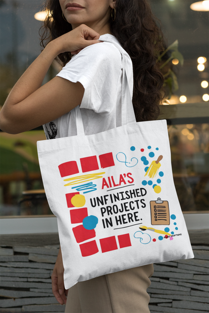 Unfinished Projects Tote Bag
