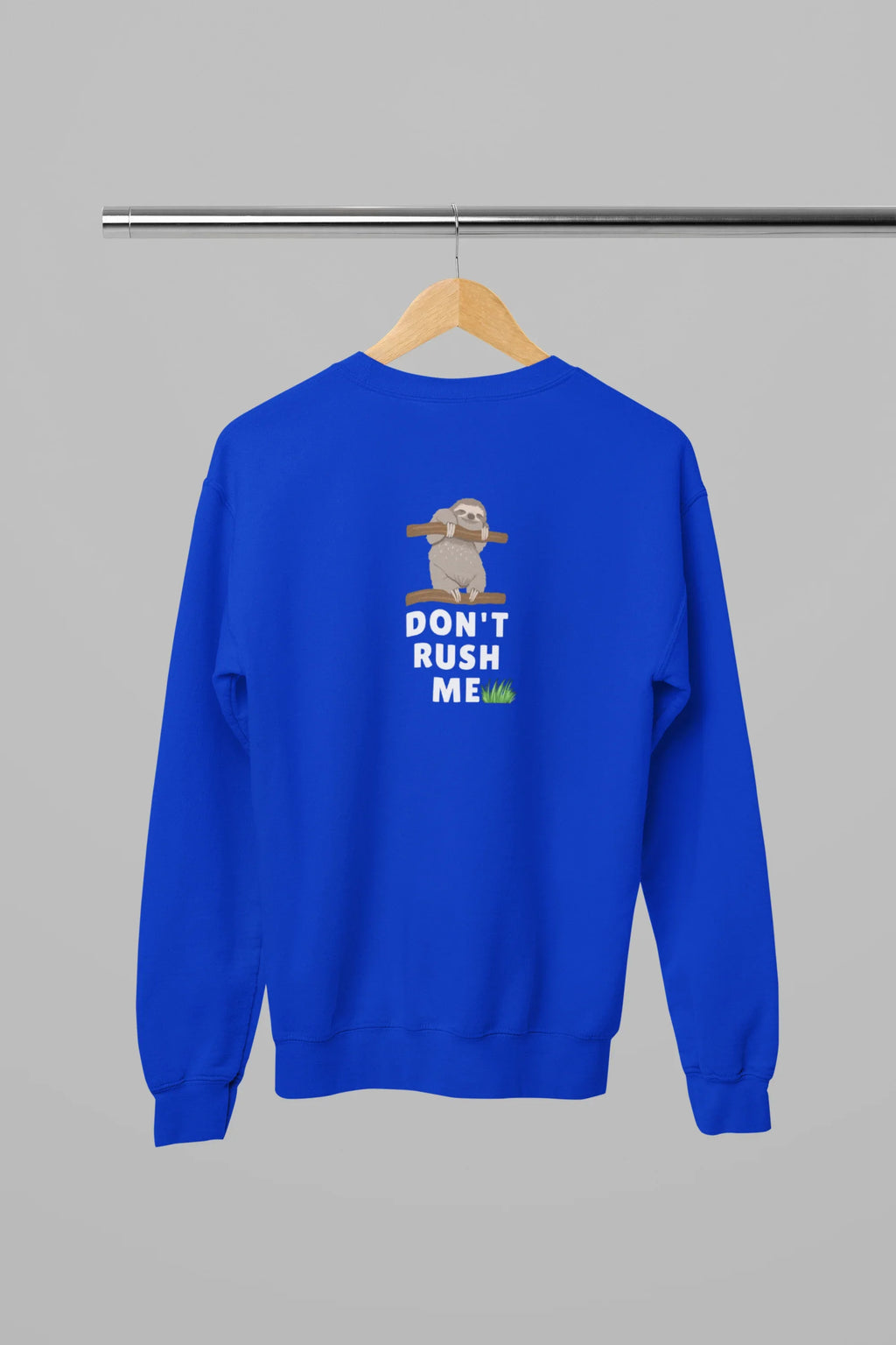 Don’t Rush Me Sloth Sweatshirt – Funny Animal Jumper - Alley Crafters