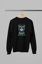 Cat Sunglasses Sweatshirt – 'Take Care of Your Animals' Cozy Crewneck - Alley Crafters