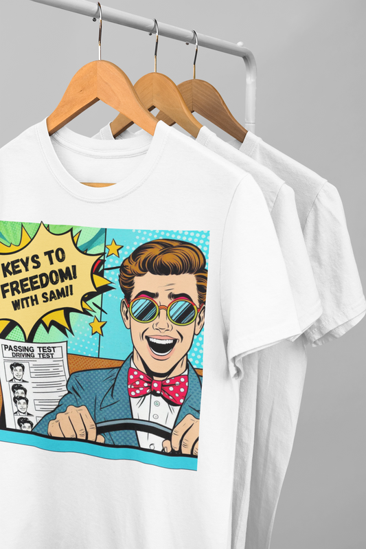 Pop Art T-Shirt - Custom Text Design
