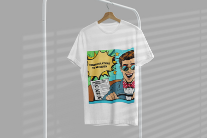 Pop Art T-Shirt - Custom Text Design