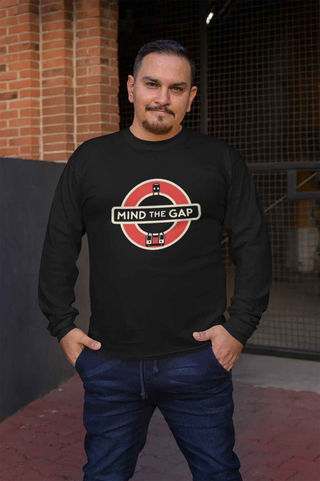 Mind the Gap Long Sleeve Tee - Alley Crafters