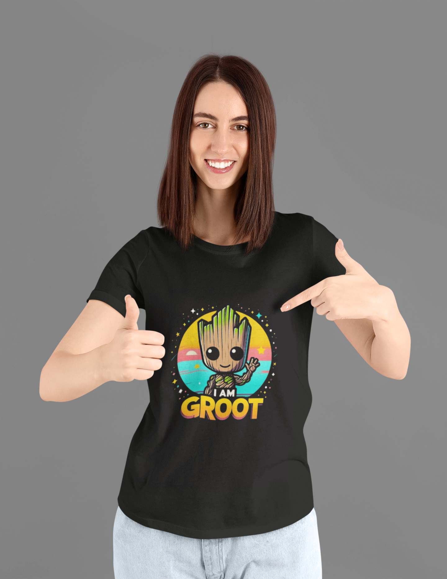 Groot Unisex T-Shirt - I am Groot Design
