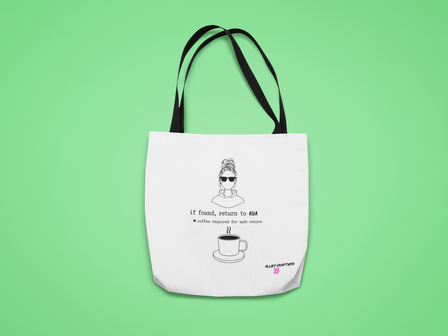 Personalised "If Found" Tote Bag