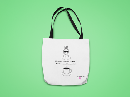 Personalised "If Found" Tote Bag