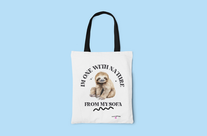 I'm One with Nature Sloth - Tote Bag
