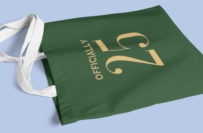 Tote Bag Officially (age) Canvas
