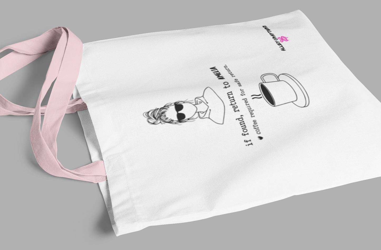 Personalised "If Found" Tote Bag