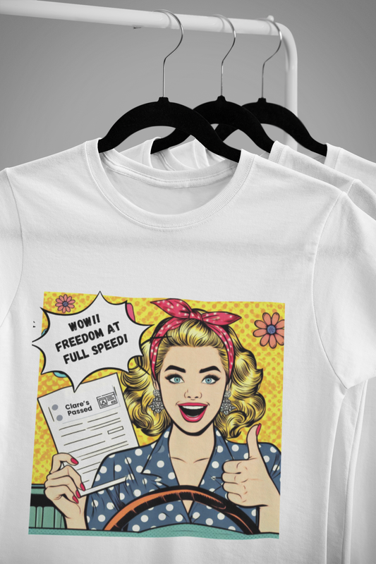 Pop Art Driving Test Passed T-Shirt