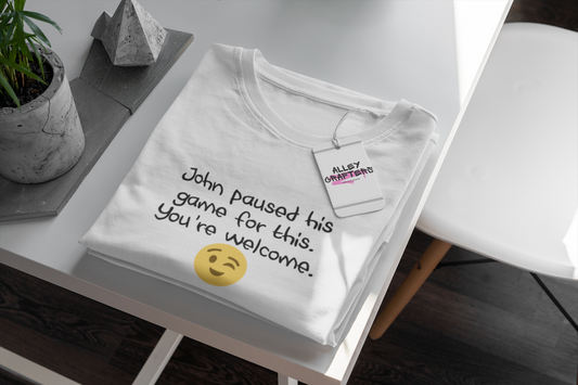 Gaming Personalised Name Unisex T-Shirt