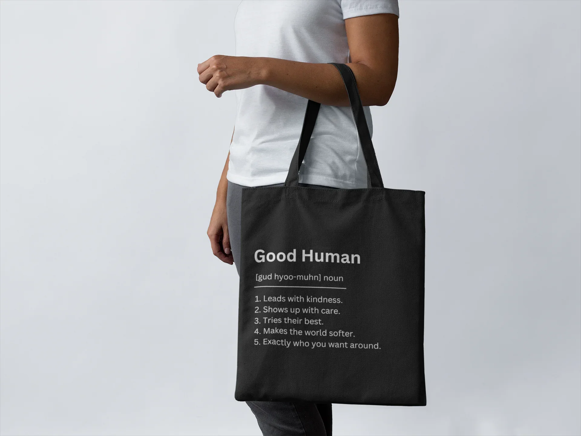 Definition Tote Bag — Personalised Gift Canvas Cotton Tote - Alley Crafters