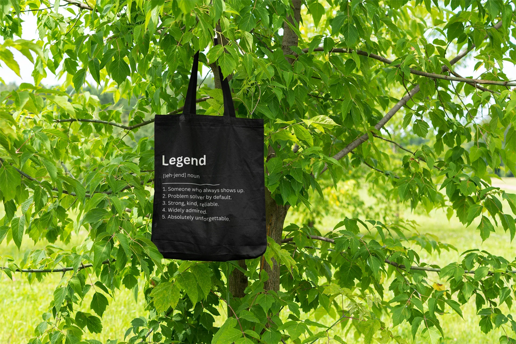 Definition Tote Bag — Personalised Gift Canvas Cotton Tote - Alley Crafters