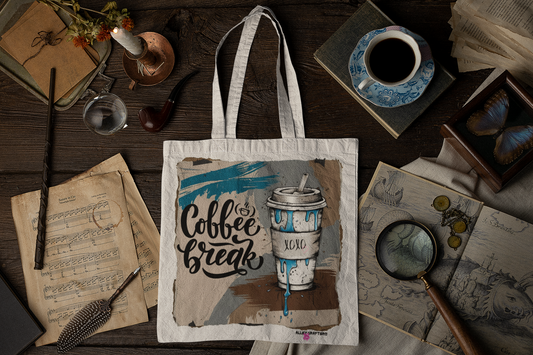 Coffee Break Tote Bag