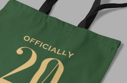 Tote Bag Officially (age) Canvas