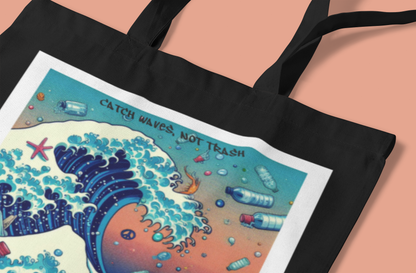 Ocean Wave Art Design, Eco-Friendly Awareness