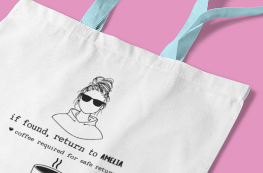 Personalised "If Found" Tote Bag