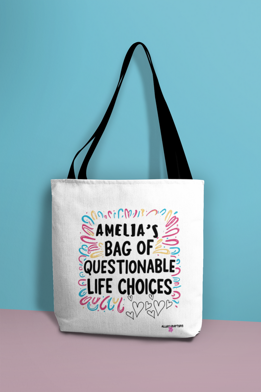 (Name) Bag of Questionable Life Choices' - Tote